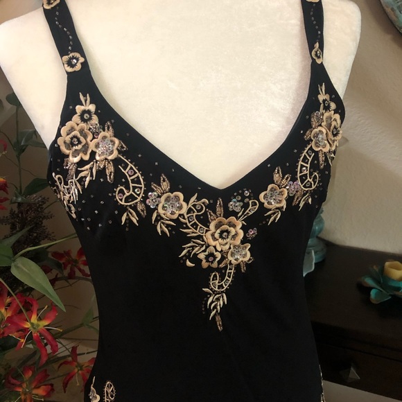 R&M Richards embellished beaded dress size 8 - Picture 2 of 5